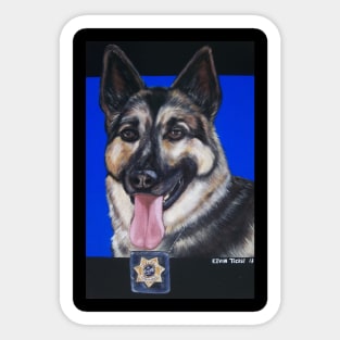 police K9 Sticker